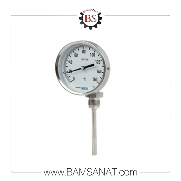 گیج دما صفحه 6 سانتیمتر تمام استیل عمودی WIKA مدل R52